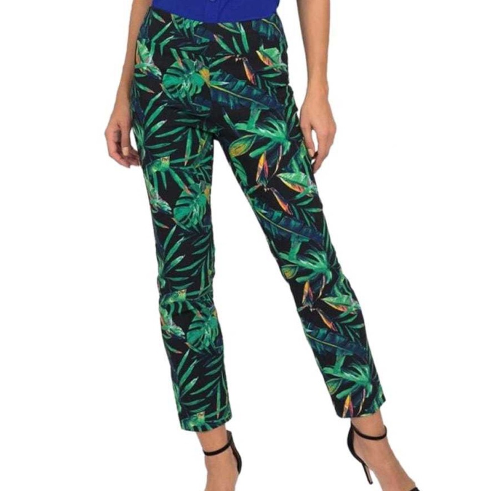 Tropical Print Pants
